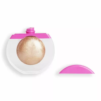Makeup Revolution Relove Glitter Ball Rozświetlacz w Płynie Golden Energy 12ml