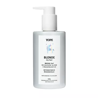 YOPE Naturalna Maska 2w1 do Włosów Blond i Rozjaśnianych 300ml