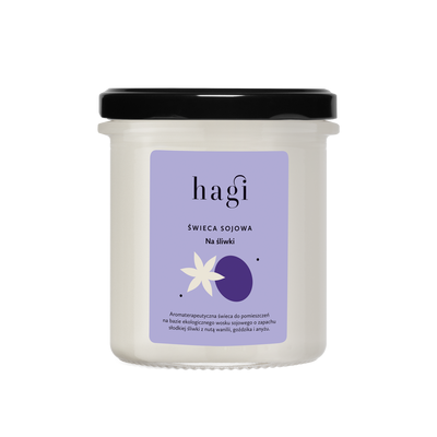 Hagi Świeca Sojowa Na Śliwki 215ml