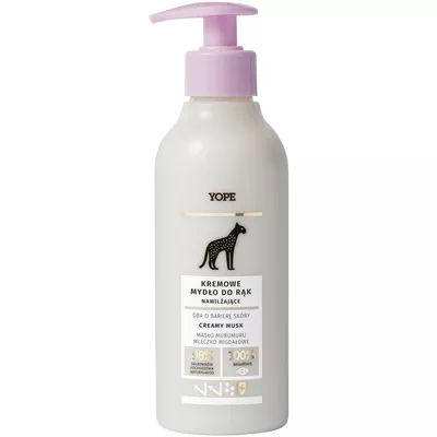 Yope Creamy Musk Kremowe Mydło do Rąk Nawilżające 300ml