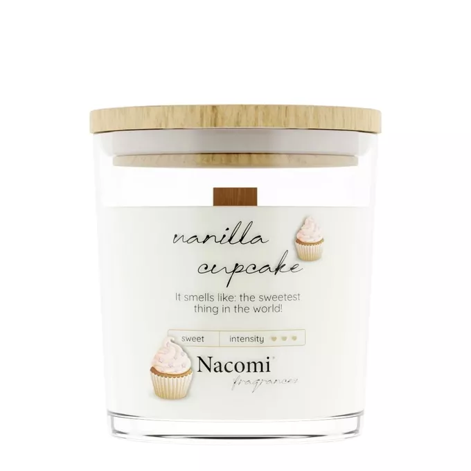Nacomi Świeca Zapachowa Vanilla Cupcake 140g
