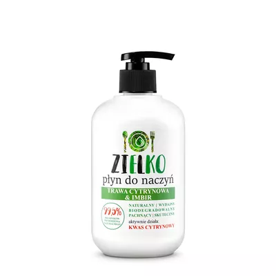 ZIELKO Płyn do Mycia Naczyń Trawa Cytrynowa &amp; Imbir 500ml