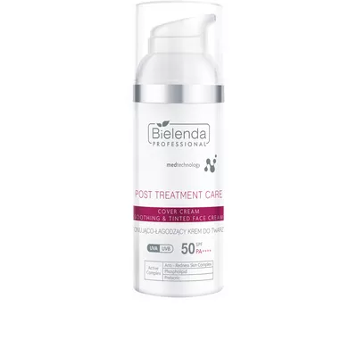 Bielenda Professional Post Treatment Care Tonująco-Łagodzący Krem SPF50+ 50ml