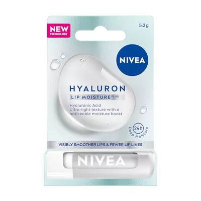 NIVEA Hyaluron Moisture Plus Balsam do Ust Transparent 4,8 g