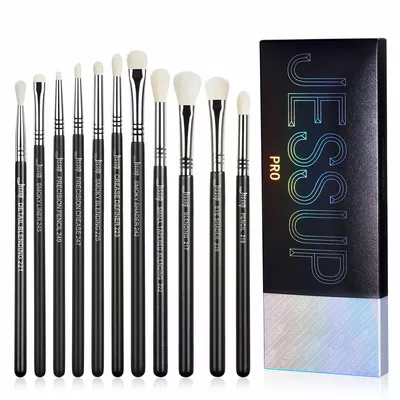 Jessup T340 Zestaw 11 Pędzli Black/Silver