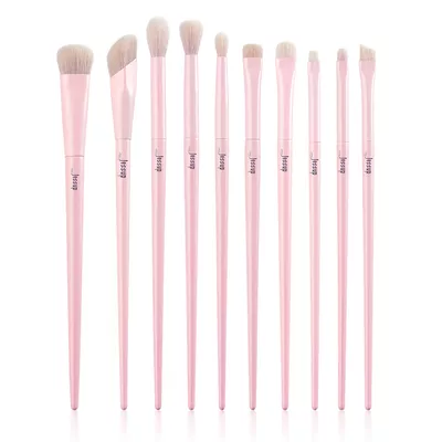 Jessup Makeup Lover Collection IV Crystal Pink Zestaw 10 Pędzli do Makijażu T496