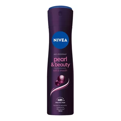 NIVEA Pearl &amp; Beauty Black Pearl Antyperspirant Spray 150ml