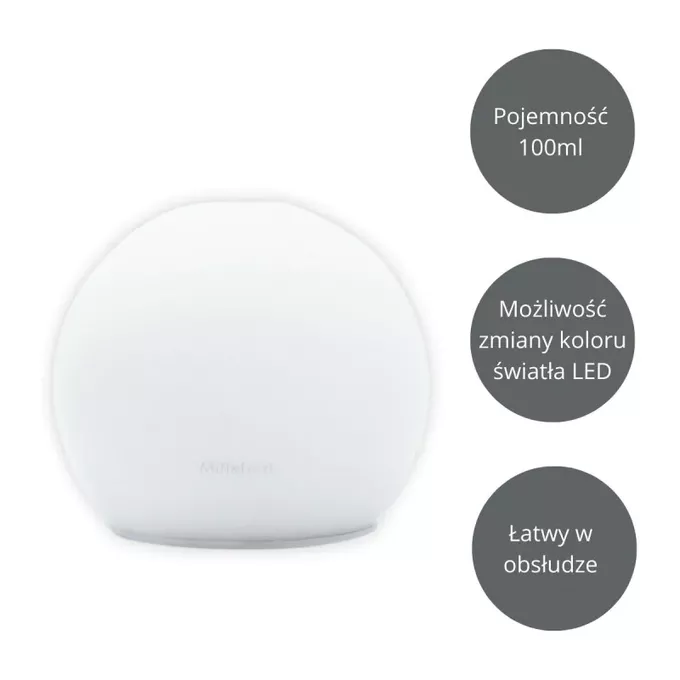 Millefiori Milano Dyfuzor Zapachu Odświeżacz Ultradźwiękowy Hydro Glass Sphere