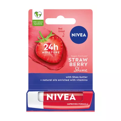NIVEA Strawberry Shine Pielęgnująca Pomadka do Ust 4,8 g
