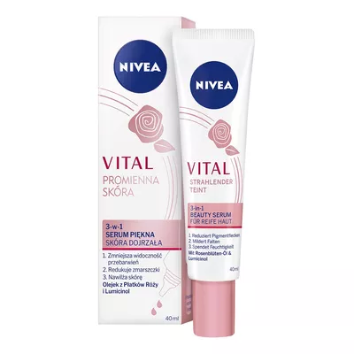 NIVEA Vital Promienna Skóra 3-w-1 Serum Skóra Dojrzała 40ml