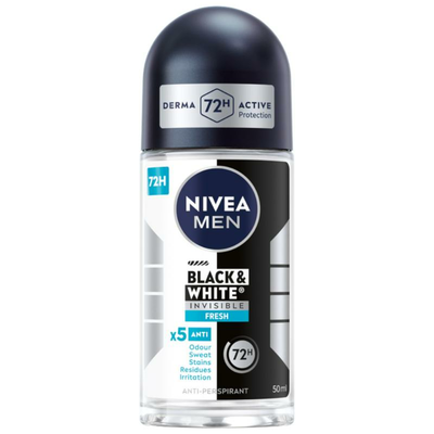 NIVEA MEN Black &amp; White Fresh Antyperspirant roll-on 50ml