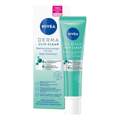 NIVEA Derma Skin Clear Peeling Złuszczajacy na Noc