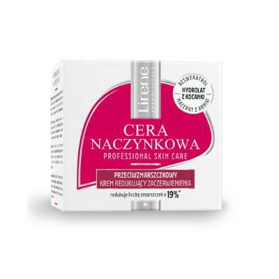 Lirene Cera Naczynkowa Przeciwzmarszczkowy Krem do Twarzy 50ml