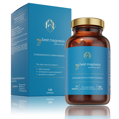 MyBestPharm MyBestmagnesia Suplement Diety 120 Kapsułek