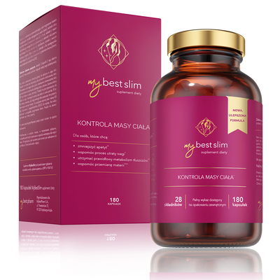 MyBestPharm MyBestSlim 2.0 Suplement Diety 180 Kapsułek
