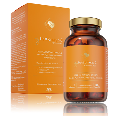 MyBestPharm MyBestOmega-3 Suplement Diety 120 Kapsułek