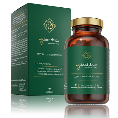 MyBestPharm MyBestDetox Suplement Diety 90 Kapsułek