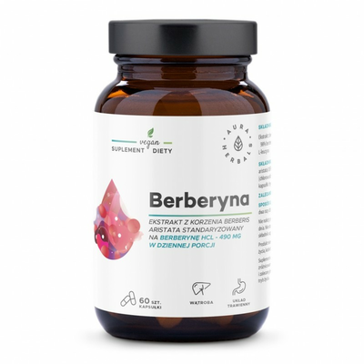 Aura Herbals Berberyna Suplement Diety 60 Kapsułek
