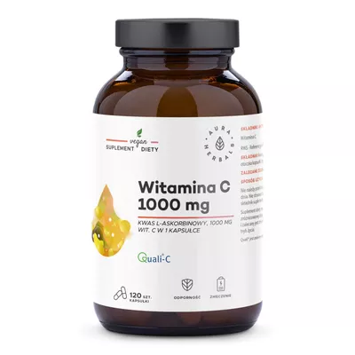Aura Herbals Witamina C 1000mg Suplement Diety 120 Kapsułek
