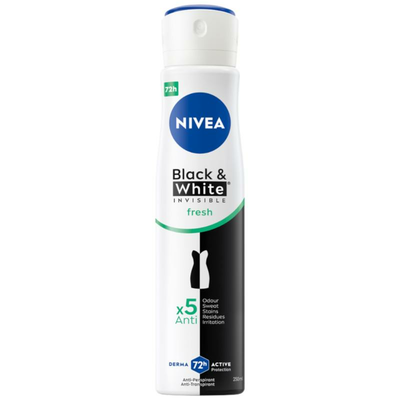 NIVEA Antyperspirant Black &amp; White Invisible Fresh 250ml