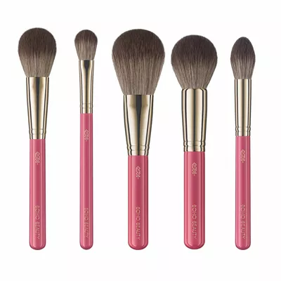 Boho Beauty Rose Touch Zestaw 5 Pędzli do Makijażu Twarzy