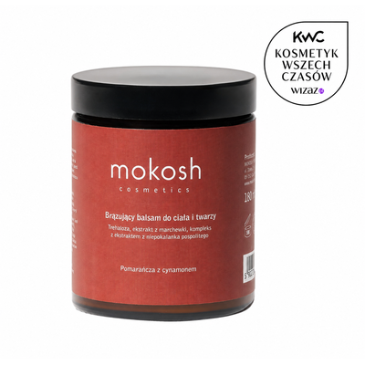 Mokosh Brązujący Balsam do Ciała i Twarzy Pomarańcza z Cynamonem 180ml