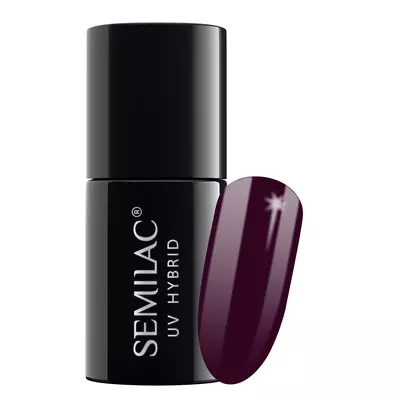 Semilac Lakier Hybrydowy 099 Dark Purple Wine 7ml