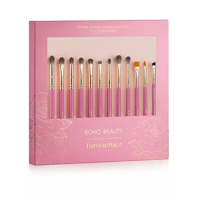 Boho Beauty x Marzena Tarasiewicz Zestaw 12 Pędzli do Makijażu Oczu