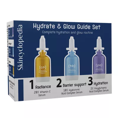 SkinCyclopedia Hydrate &amp; Glow Kuracja do Twarzy 3x15ml