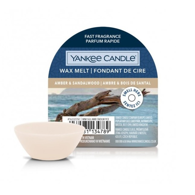 Yankee Candle Wosk Amber &amp; Sandalwood