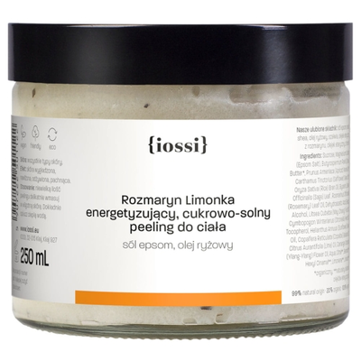 IOSSI Peeling do Ciała Odświeżający Rozmaryn i Limonka 250ml
