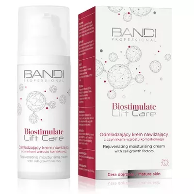 Bandi Biostimulate Lift Care Odmładzający Krem Nawilżający z Czynnikami Wzrostu Komórkowego 50ml