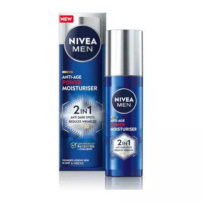 NIVEA MEN Anti-Age Power Moisturiser 2 in 1 Krem do Twarzy SPF30 50ml