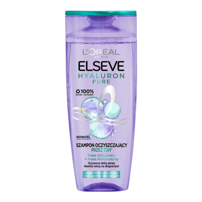 Loreal Elseve Hyaluron Pure Szampon Oczyszczający 400ml