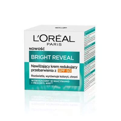 Loreal Bright Reveal Nawilżający Krem SPF50+ 50ml