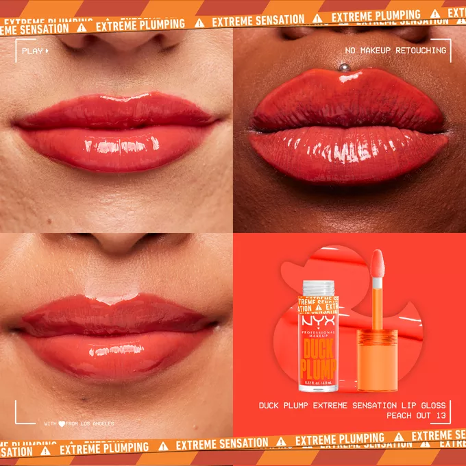 NYX Professional Makeup Duck Plump Błyszczyk do Ust 13 Peach Out
