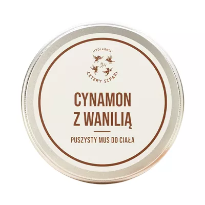 Mydlarnia Cztery Szpaki Puszysty Mus do Ciała Cynamon i Wanilia 150ml