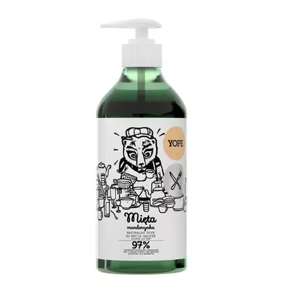 Yope Płyn do Mycia Naczyń - Mięta i Mandarynka 750ml