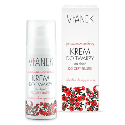 Vianek Przeciwzmarszczkowy Krem do Twarzy na Dzień do Cery Tłustej 50ml