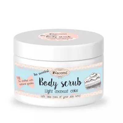 Nacomi Peeling do Ciała Lekki Kokosowy Tort 180ml