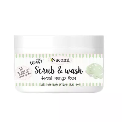 Nacomi Scrub &amp; Wash Piankowy Peeling Mango 180ml