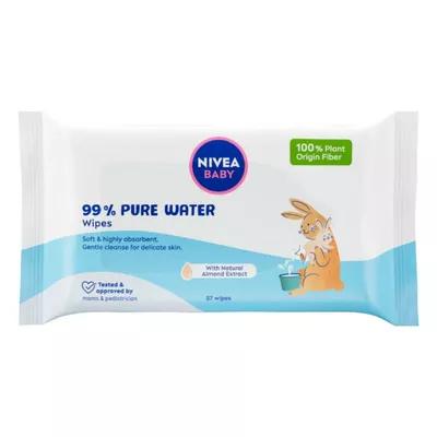 NIVEA Baby Chusteczki 99%  Pure Water 57 szt