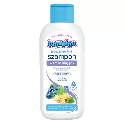 Bambino Rodzina Szampon Wzmacniający do Włosów Cienkich i Delikatnych 400ml