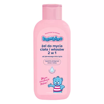 Bambino Żel do Mycia Ciała i Włosów 2w1 od Pierwszego Dnia Życia 400ml