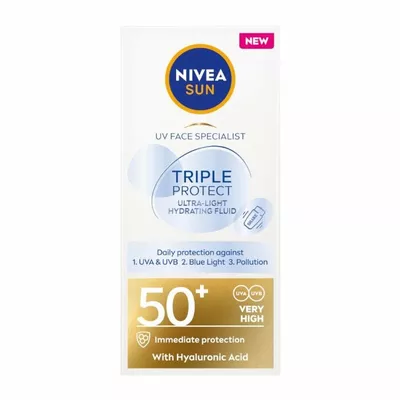 NIVEA Sun Triple Protect Krem do Twarzy SPF50 40ml