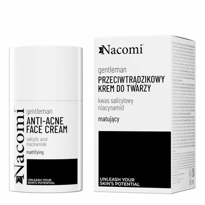 Nacomi Gentleman Krem Przeciwtrądzikowy Matujący 50ml