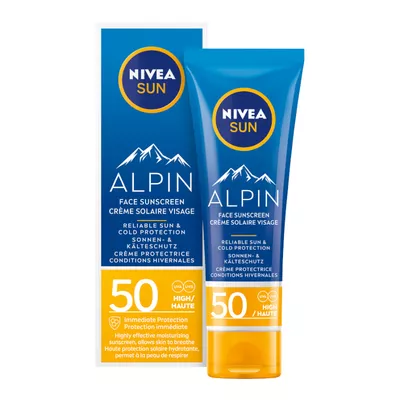 NIVEA Sun Alpin Krem do Twarzy z Filtrem Ochronnym SPF50 50ml