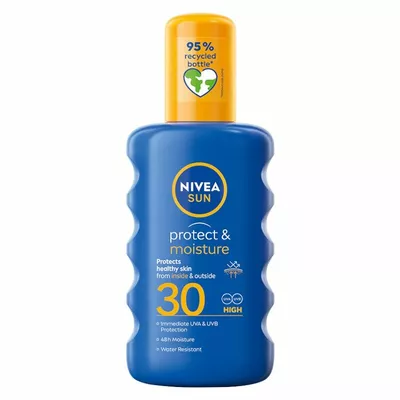 NIVEA Sun Protect Moisture Nawilżający Balsam do Opalania w Sprayu SPF30 200ml