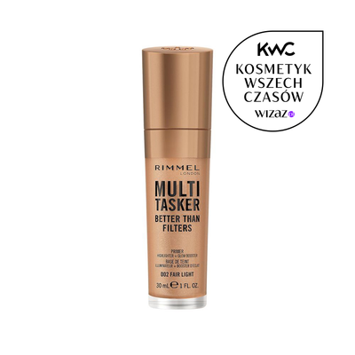 Rimmel Multi Tasker Better Than Filters Podkład Glow Booster 3w1 002 Fair Light