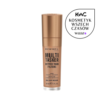 Rimmel Multi Tasker Better Than Filters Podkład Glow Booster 3w1 004 Light Medium